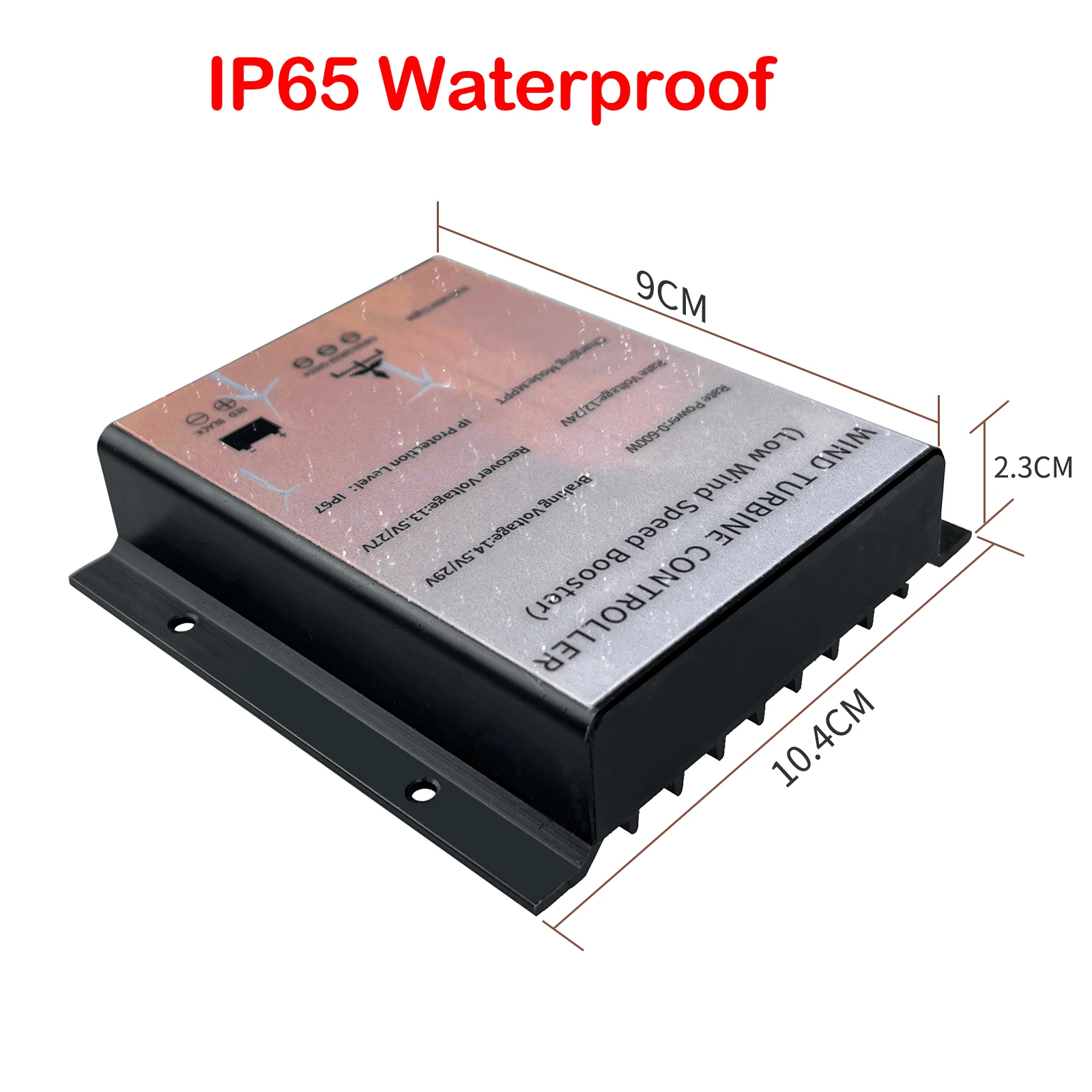 MPPT 가정용 풍력 터빈 충전 컨트롤러, Lifepo4 GEL 납산용 미니 풍력 발전기, 0-600W, 12V, 24V, IP65, 50A, 25A 레귤레이터