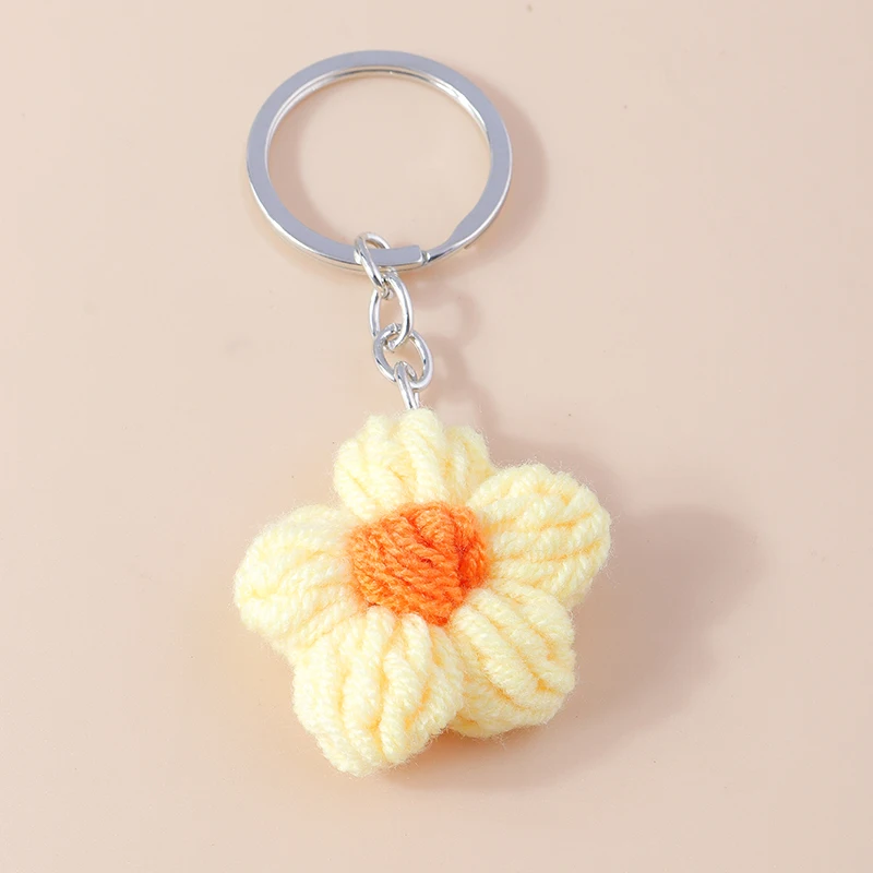Portachiavi a forma di girasole - Donna - Accessori - di Ibes Creat