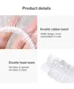 Disposable Shower Cap Plastic Hair Bath Hat Elastic Women Waterproof Caps For Spa Salon Hotel Hair Dye Bathroom Rosa Kitchen 6