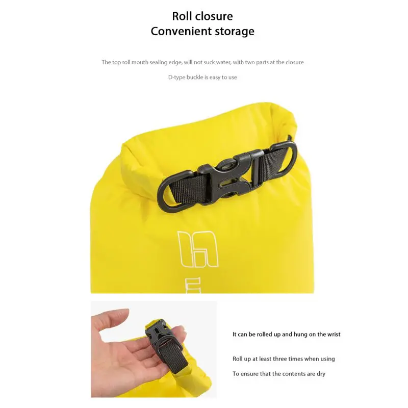 Dry Bag 8/5/3/1PCS 75/35/25/15/12/8/5/3L Waterproof for Camping Drift Trekking Swimming Rafting Kayak River Trekking Fish