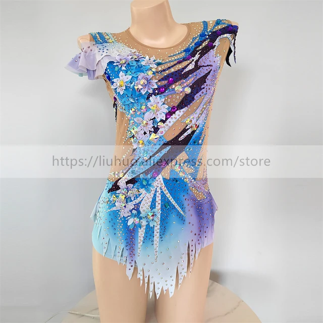 LIUHUO Girls Rhythmic Gymnastics Leotards Purple Women Dance Costumes  Competition : : Clothing, Shoes & Accessories