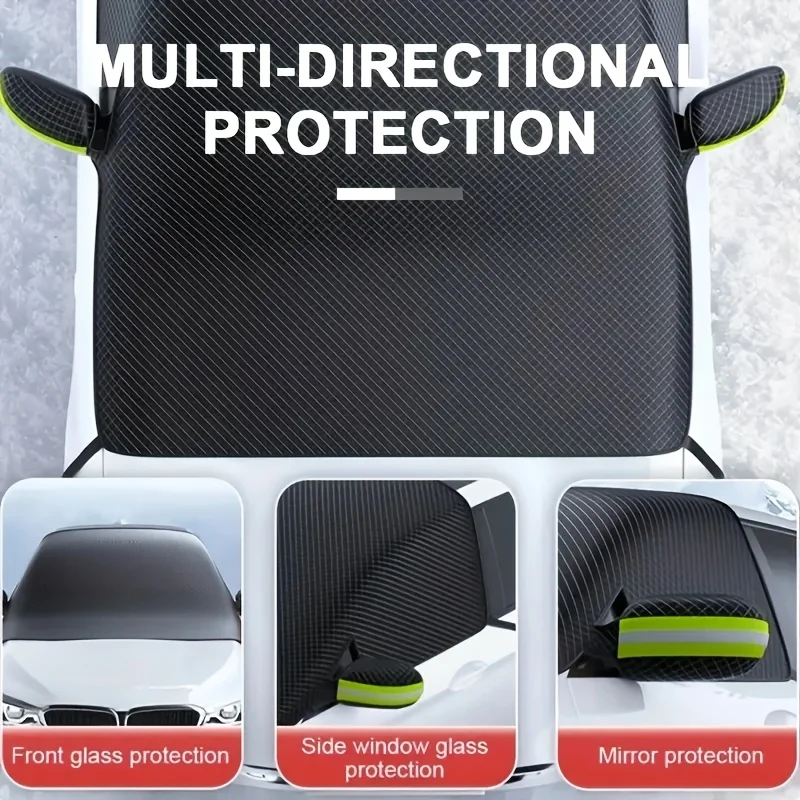Premium Oxford Fabric Car Windshield Snow and Sun Protector