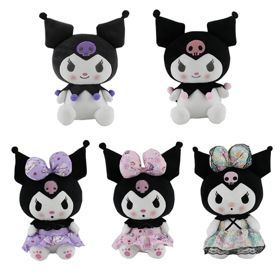 WKxinxuan Kuromi Peluche, Vicdone Kuromi Poupées, 25 cm Kuromi Mignonne  Kawaii Figurine Jouets Anime Jouet en Peluche Convient aux Cadeaux de fête  d'anniversaire de Noël pour Enfants Filles : : Jeux et