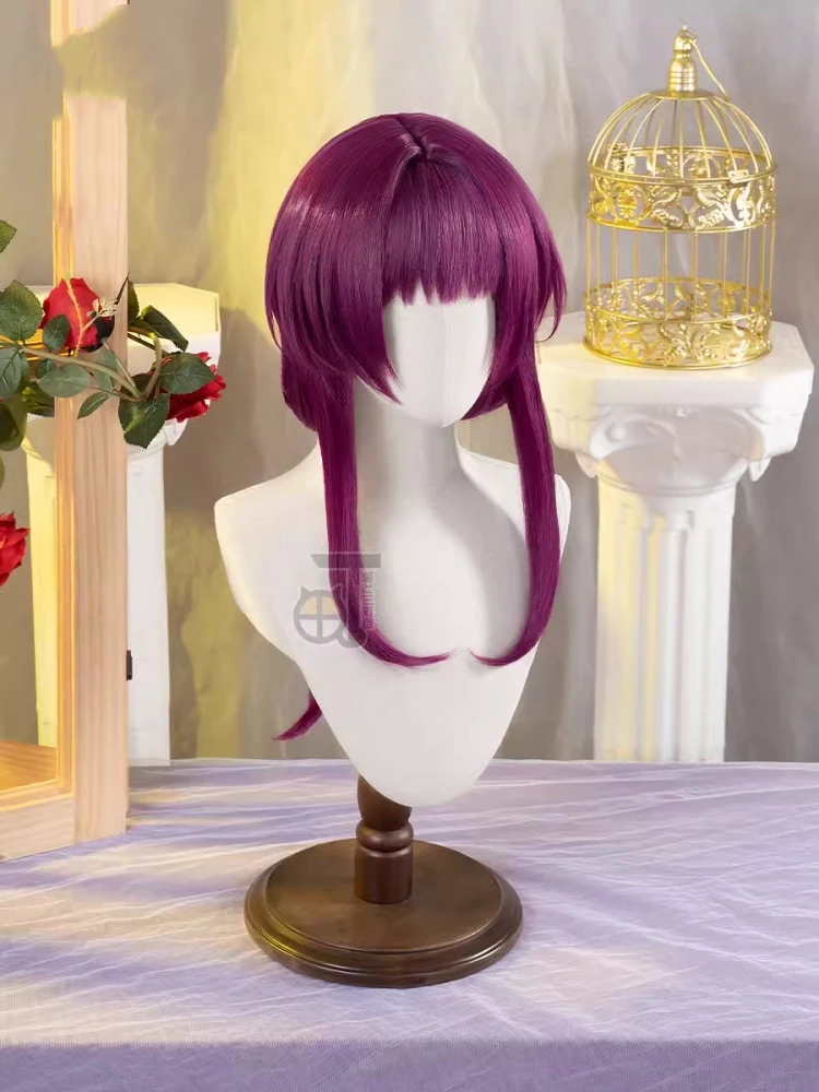 

Game Honkai: Star Rail Kafka Cosplay Wigs One-piece Hair Accessories Anime Comic-con Freesize Women Girls Cos Wig Prop Stock