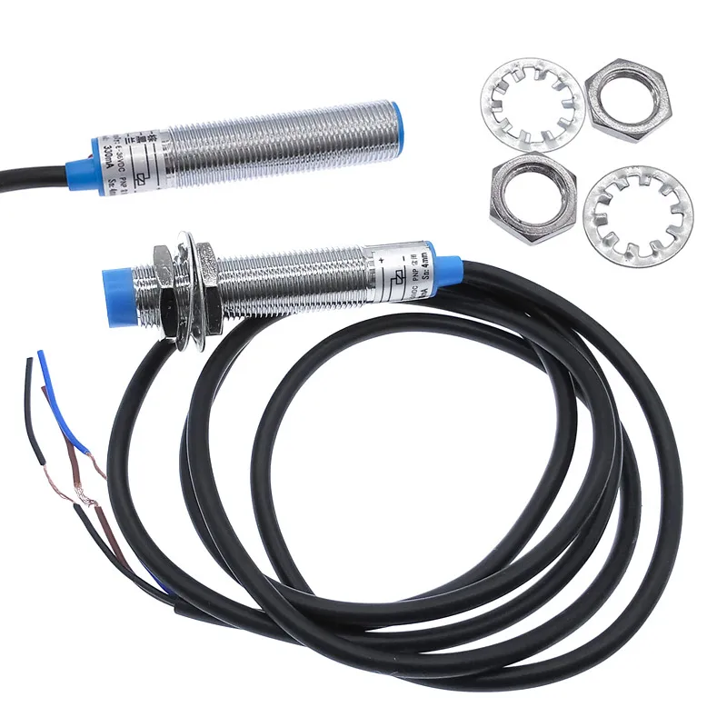 Sensor de Proximidade Indutiva Interruptor Distância de Detecção Lj12a34 bx by ax ay J-dz ez Lj12a32 bx Npn Pnp Não nc Dc536v mm Peças 10