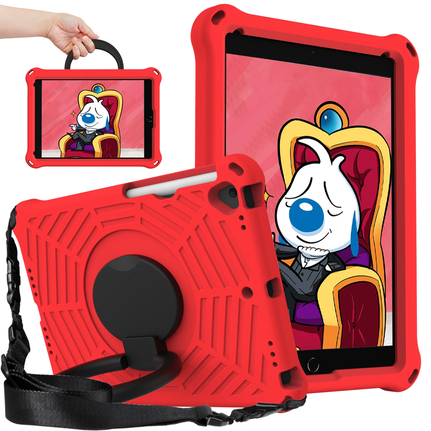 para Ipad 10.2 2023 °2023 ° 2023 ° ar 10.9 10 ° 2023 Pro 9.7 11 2023 Mini Case Eva Kids Safe Stand Tablet Capa