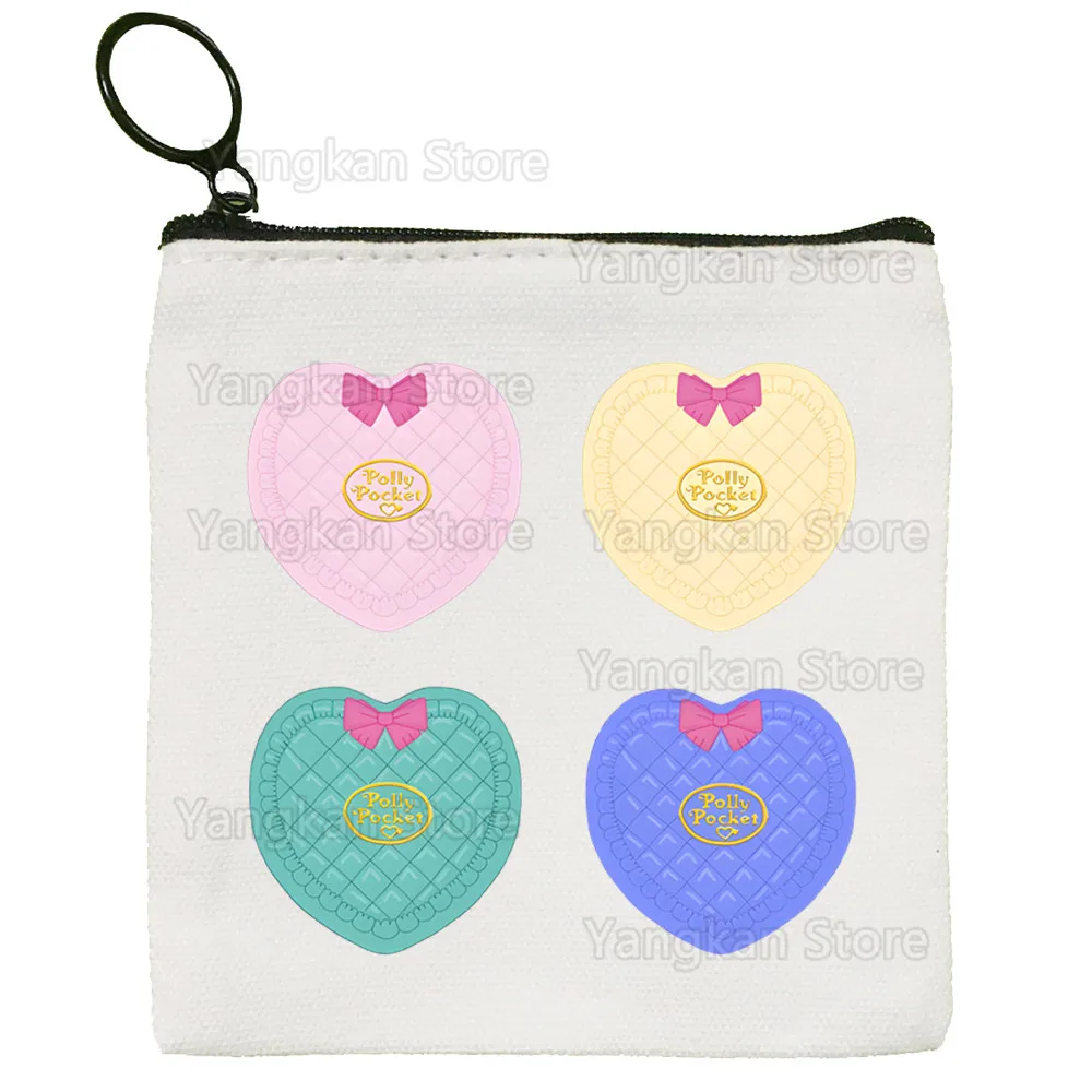 Polly Pocket Cartoon Printed Canvas Bag Design Canvas Simple and Fashionable Storage Bag