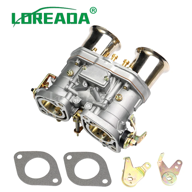 2 Barrel 40 idf er Carburetor Carby + Air Horns Replace Solex