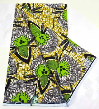 Wholesale prices 2024 latest 100% cotton african real wax prints fabric Guaranteed veritable ankara wax nigerian style 1
