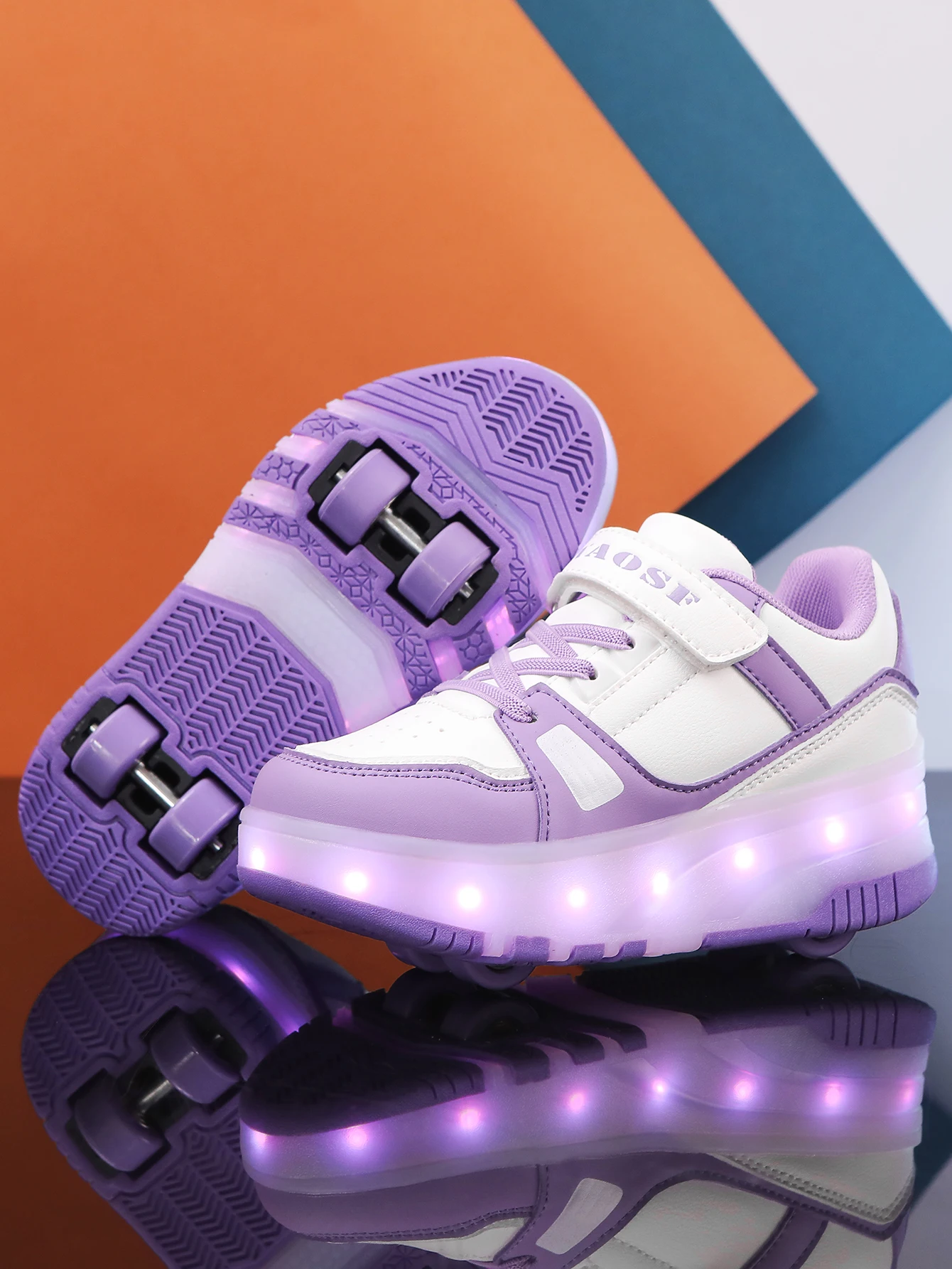 Popular and fashionable children's upgraded version of walking shoes, automatic bouncing wheel sports shoes