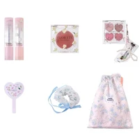 FLORTTE Makeup Set Narcissistic Lipstick Eye Shadow Powder Blusher Solid Lipgloss Makeup Gift Box 7pcs 1
