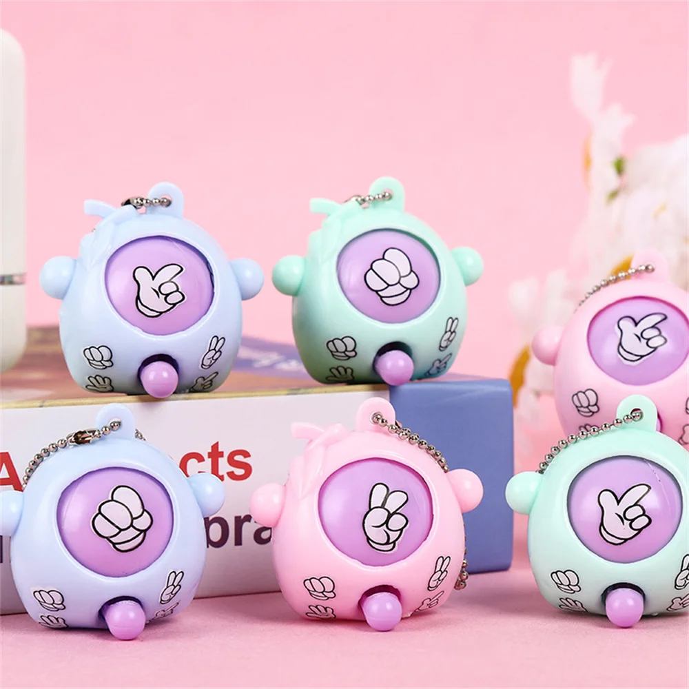 Stone Paper Scissors Guess The Fair Game Of Stone Scissors Macaron Colored Round Egg Parent-child Interactive Toys Toy Mini Egg