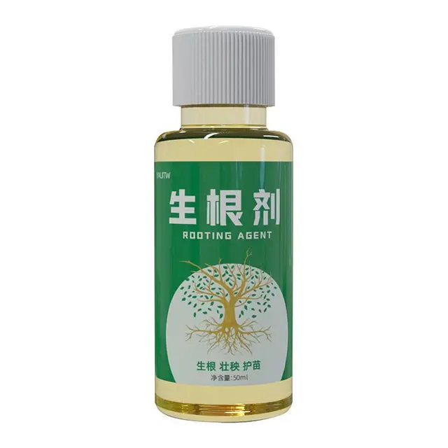 50 Ml Gyors Cserepes Gyökérzetű Tápanyaghormonok Fokozó Keverék Gyökér Stimulátor Kiegészítő Műtrágya Kültéri Szobanövényekhez - Image 6