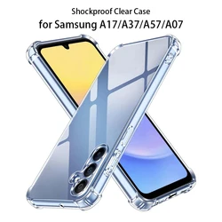 Shockproof Transparent TPU Clear Case - Thick Protective Cover - Galaxy A37 (Clear)
