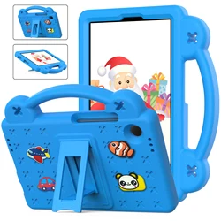 Shockproof Kids Case with Handle Stand - Rugged Protective Cover - Tab A11 8.7inch 2025 (Sky Blue)