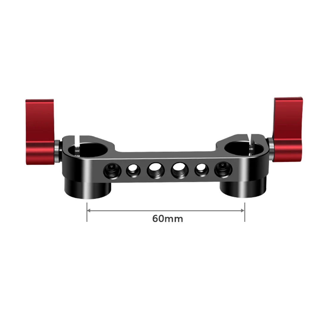 Description Picture 2 of itemFEICHAO Aluminum Camera Rod Clamp Standard 15mm Dual Railblock Clamp For DSLR Camera Shoulder Rig 15mm Rail Rod Support System