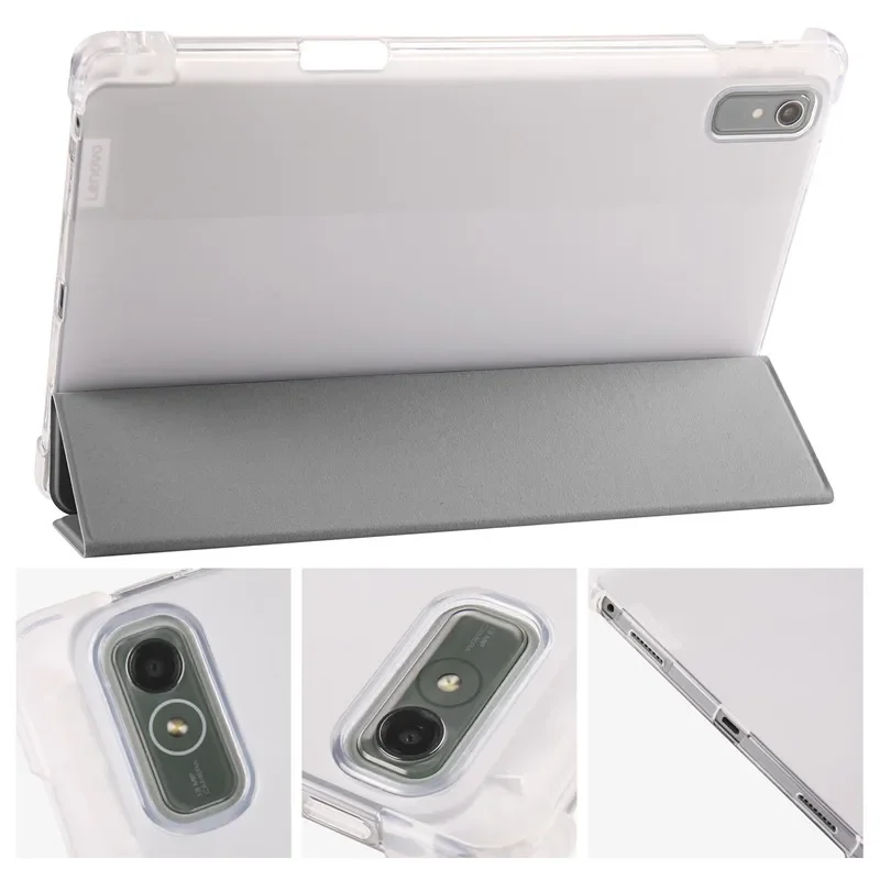 para Lenovo Tab P11 2nd Gen Case com Suporte de Caneta Trifold pu Couro Soft Back Stand Tablet para Lenovo Tab P11 Gen Tb350fu Case - Imagem 2