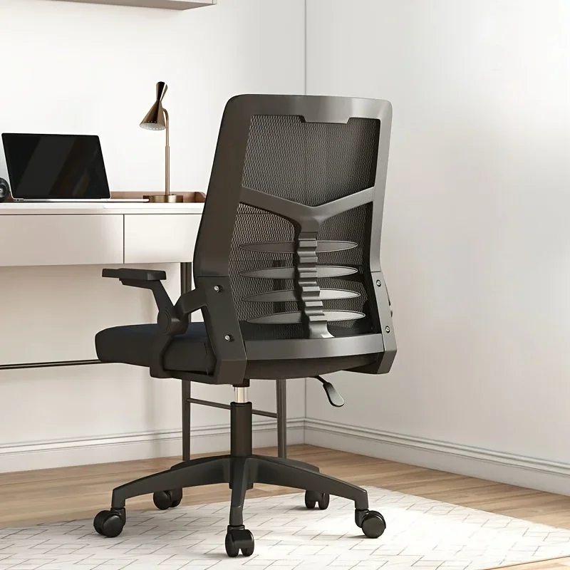 Ergonomic Office Chair - Home Computer Desk Chair with Lumbar Support, Comfortable Study Chair for Dormitory & Workspace