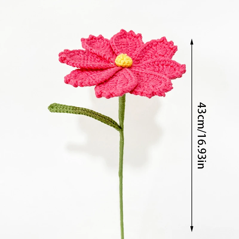 Knitting Supplies Knitting Material Knitting Craft Supplies Knitted Flower Handmade Crochet Flowers Home Wedding Party Decor