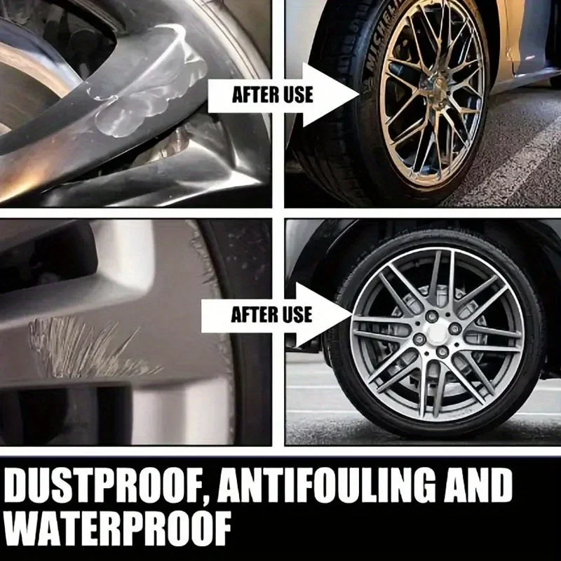 Wheel Repair Kit-Alloy Rim Scratch Remover Oxidation & Rust Inhibitor Auto Wheel Care Polish wheel repair kit