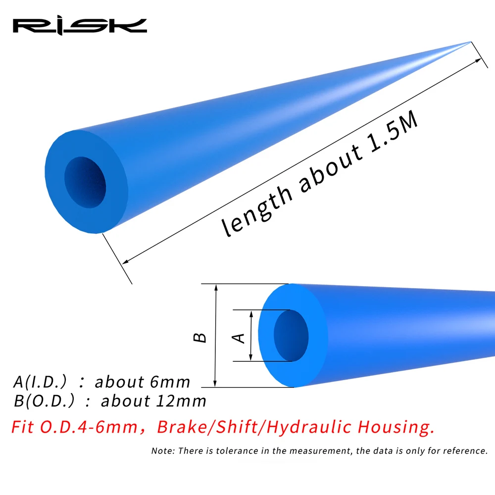 Bicycle Cable Dampener 1.5M/lot Bike Frame Internal Housing Damper 6mm Foam Sleeve Bicycle Cable Dampener MTB Road Bike Shift/Brake/Hydraulic Tube