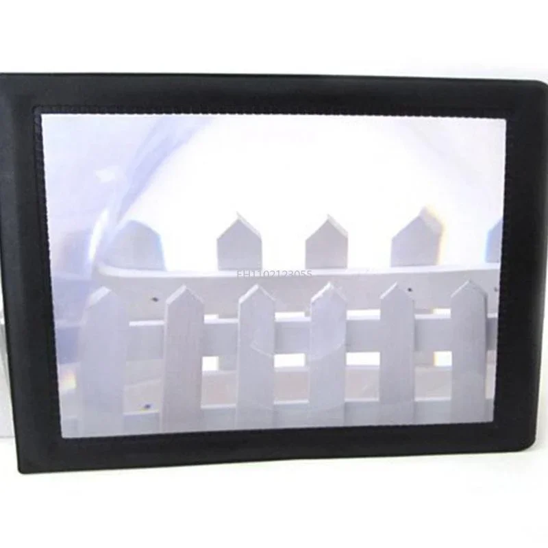 3X A4 Low Vision Ultra-thin Reading Magnifier Large Sheet Flexible PVC Elderly Small Prints Full Page Magnification Aid