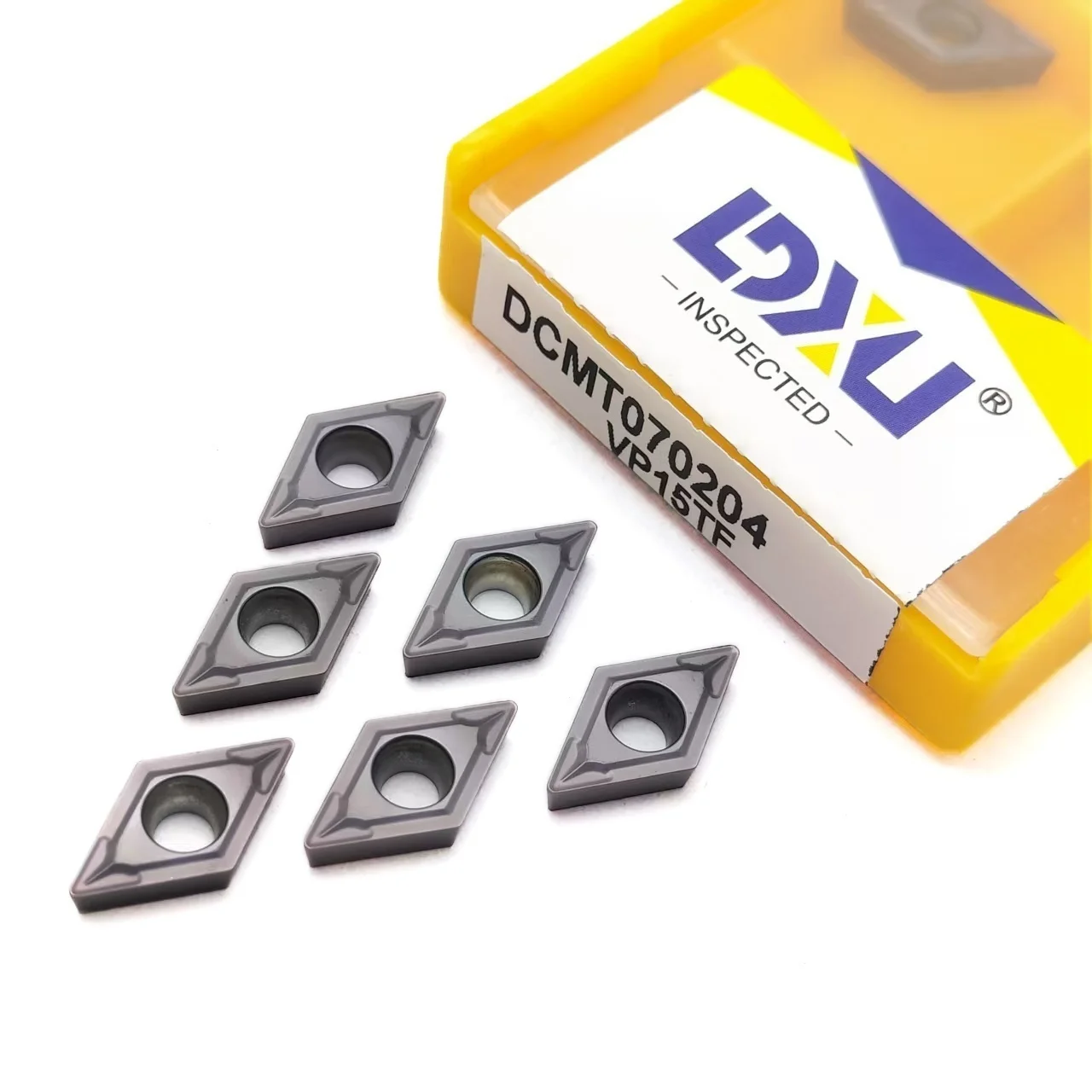 Carbide Inserts 10 pcs DCMT070204 UE6020 Cutting Tool Turning Insert