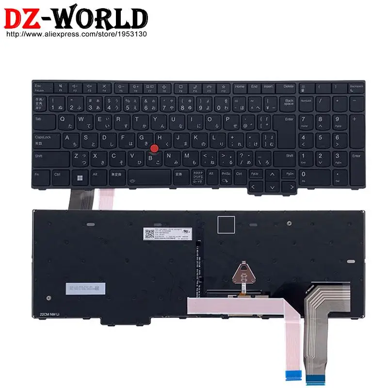 Japonês Retroiluminado Teclado para Lenovo Thinkpad L15 Gen3 T16 P16s Gen1 Laptop 5n21d93712 5n21d93749 5n21d93902 5n21d93786 jp - Imagem 3