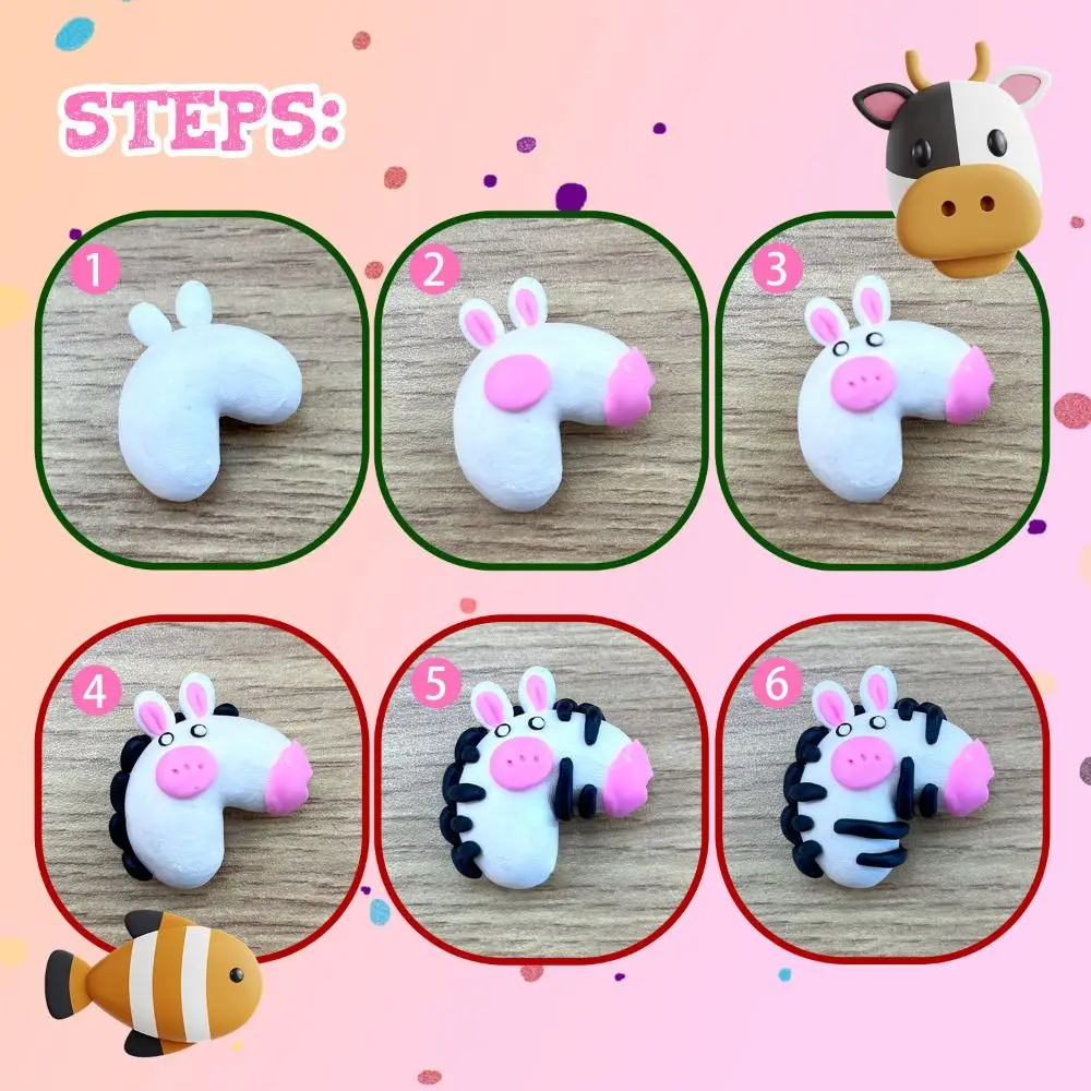 DIY Earring Jewelry Polymer Clay Toy With Tools Kit Non-Toxic Clay Blocks Toy Stone Plastic Handmade Clay Starter Kit Kids Toy