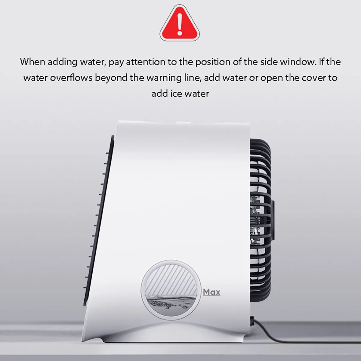 Air Conditioner Air Conditioning Machine 5V Home Mini Portable Air Conditioner 3 Colors Light Conditioning Humidifier Purifier USB Humidification Cooler with Water Tank