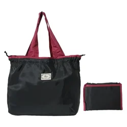 Eco - Friendly Foldable Shopping Bag with Large Capacity - 50X40CM (Black)