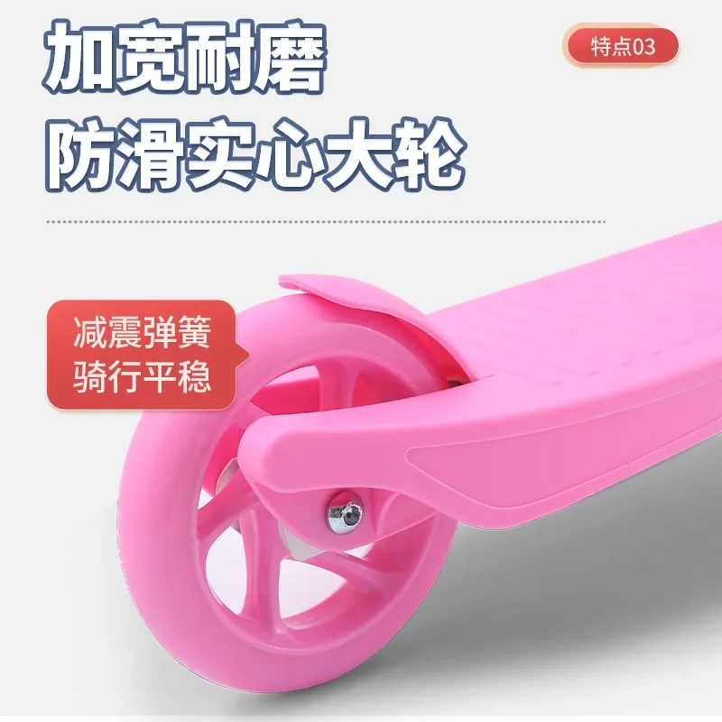 Dual Purpose Children's Scooter For Toddlers Aged 3-6-8 Multifunctional Balance Bike Simple Foldable Scooter