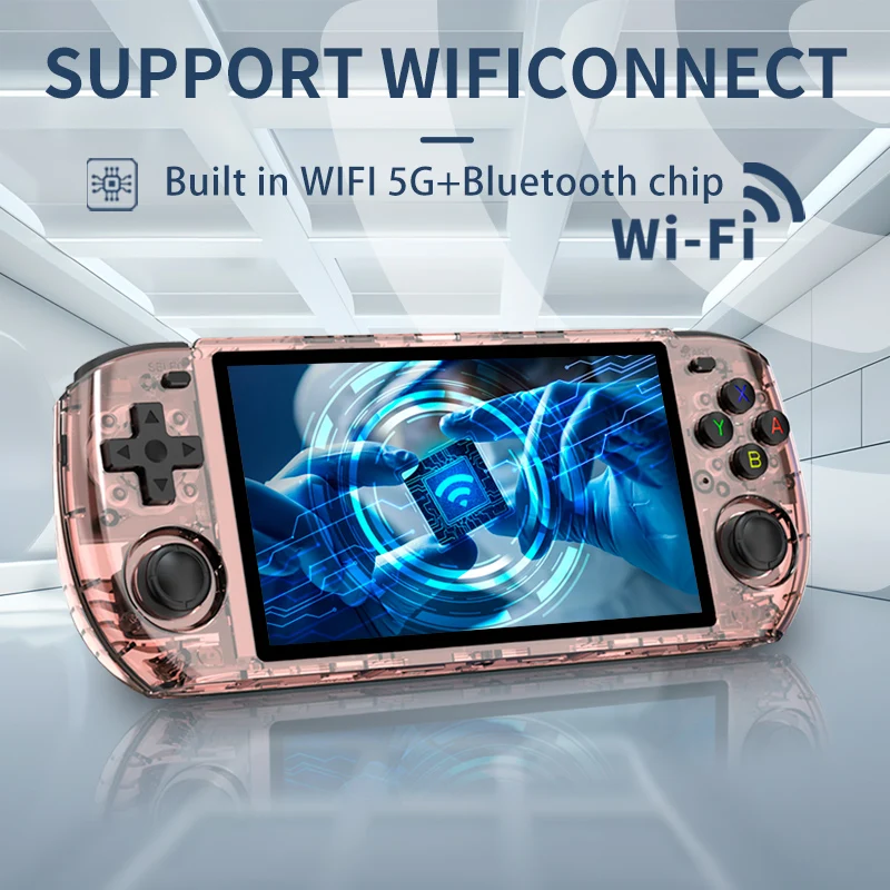 Powkiddy-rgb10 max3,rk3566,レトロ,子供向けゲームコンソール