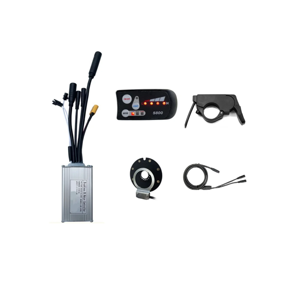 Sistema Di Controllo 17A 24V/36V/48V 250W/350W Motore S800 Con Controller Universale Piccolo Kit