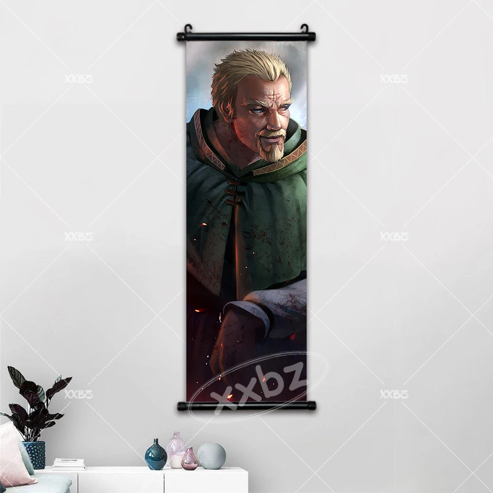 Vinland Saga Anime Wall Art: Thorfinn & Askeladd Decor Canvas Poster