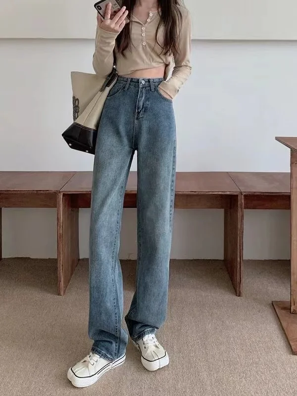 

Wm53005 Light Blue Black For fashion hot sale women jeans size S M L