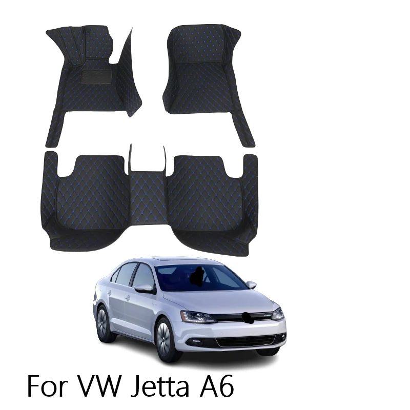 

Car Floor Mats For VW Volkswagen Jetta A6 2019 2018 2017 2016 2015 2014 2013 Auto Interior Carpets Styling Covers Accessories