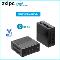 ZXIPC Mini PC Intel N100 4Cores 4Threads 4800Mhz DDR4 DDR5 WiFi 6 BT5.2 16GB 512GB Desktop Gaming Computer Mini PC Gamer  미니pc 1