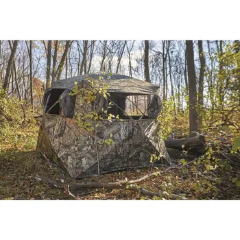 Flare 270 Pop-Up Hunting Camo Ground Blind for Deer, Duck, Bow, and Turkey Hunting Gear, Equipment, and Accessories 5
