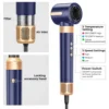 Professional 7 in 1 Hair Dryer High Speed Blow Dryer Hair Strighter Blow Dryer Hot Air Styling Comb Hair Curler Salon 11000RPM 5