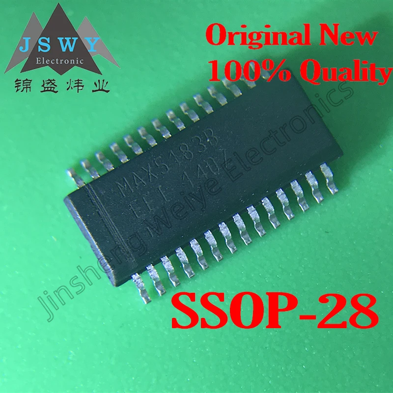 

1~10PCS MAX5183BEEI+T MAX5183 MAX5182BEEI MAX5189BEEI MAX1645BEEI MAX5180BEEI SMD SSOP28 Chip IC 100% Brand New Shipping