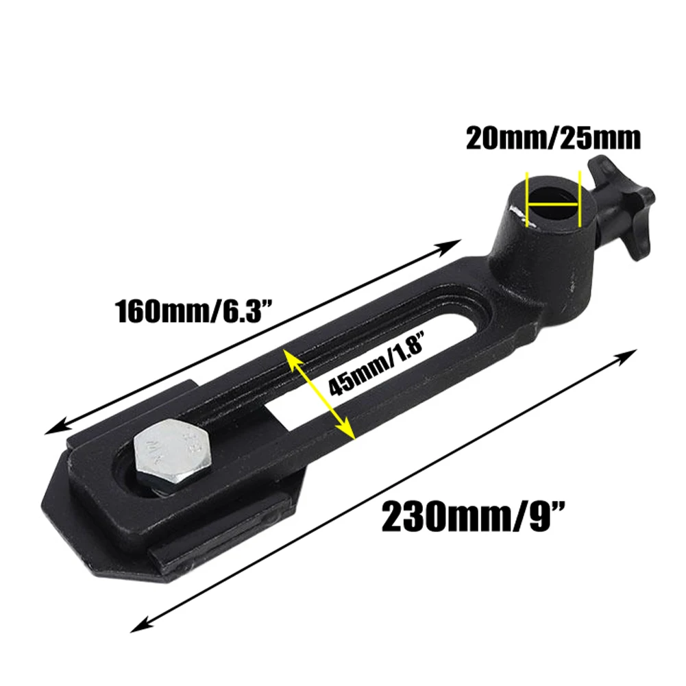 

High Quality Tool Holder Base Tool Rest Base 20mm/25mm Lathe Tool Base Woodworking DIY Machine Tools Accessories