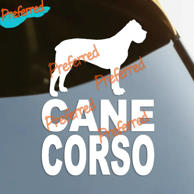 Cane Corso Car Sticker Fustellato Decalcomania In Vinile Per Impermeabile Car Trim Body Bumper Lunotto Posteriore Laptop Truck Boat Surf Camping