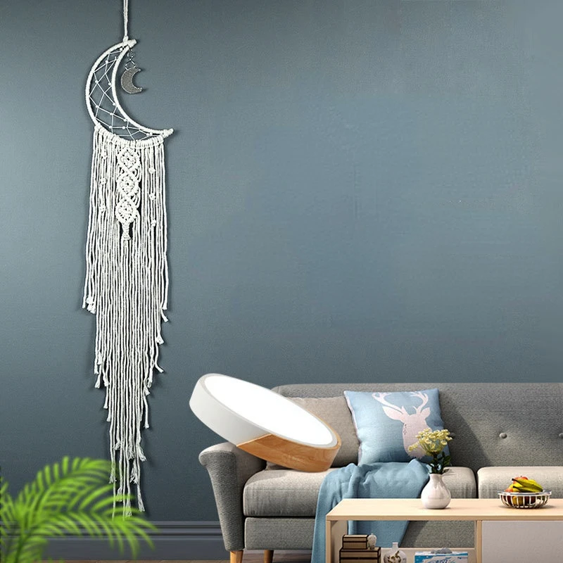 

Ramadan Moon Tapestry hand woven dream catcher muslim home accessories living room decoration pendant Eid al-Fitr