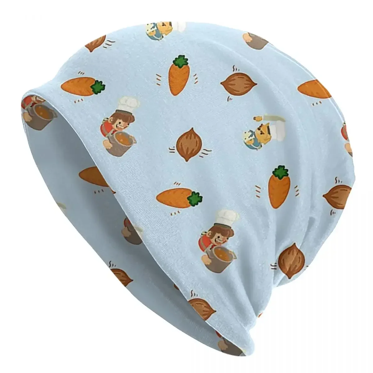 

Cooking Stress 2 (Carrots And Onions) Warm Knitted Cap Hip Hop Bonnet Hat Autumn Winter Outdoor Beanies Hats for Men Women Adult