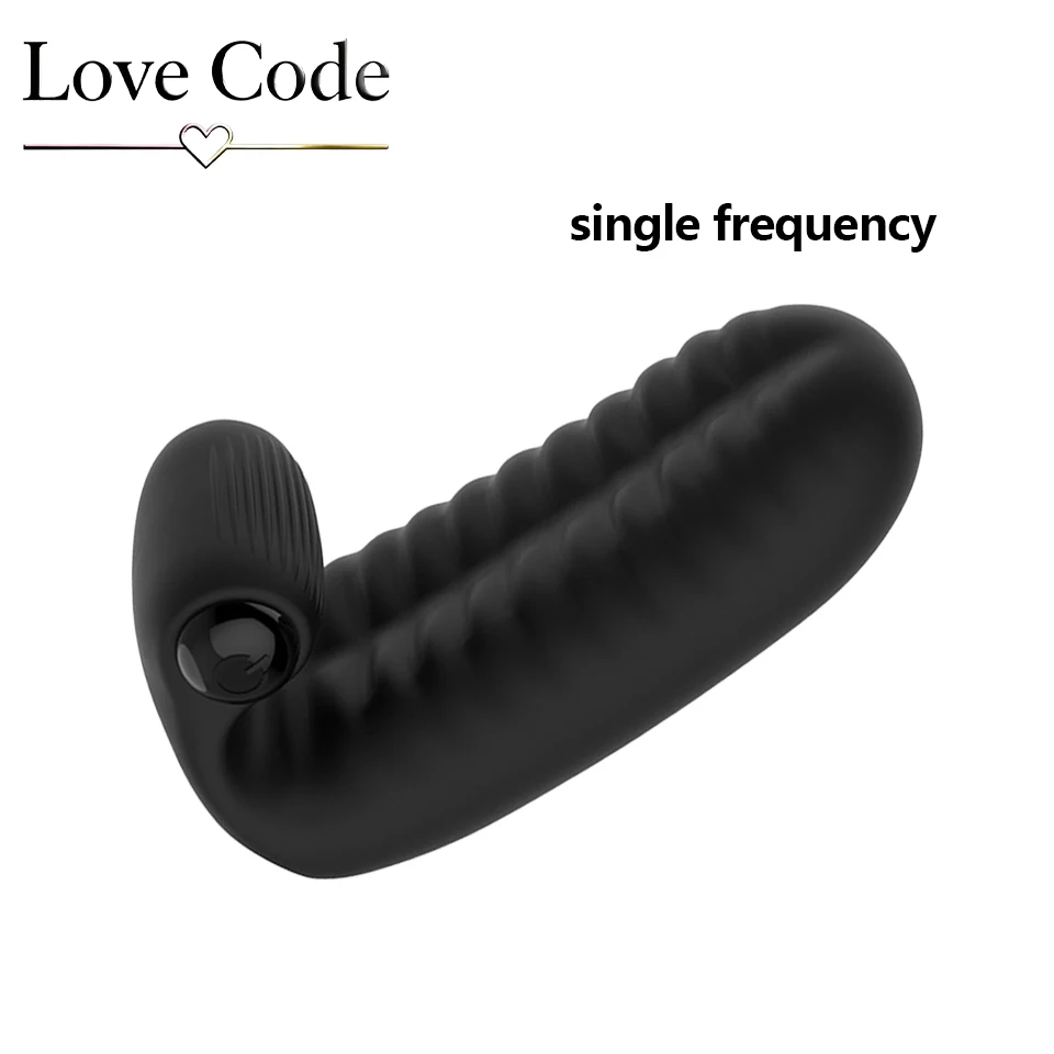 Sex Toys Finger Sleeve Vibrator G Spot Massage Clit Stimulate Female Masturbator Adult Products