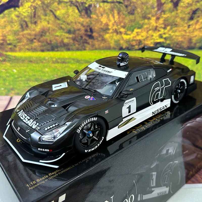 Autart-1:18 gtr gt500 gt5レーシングゲームバージョン,自動車モデル