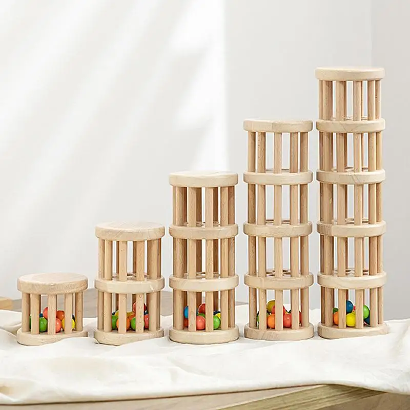 

Wooden Rainmaker Toy Sound Tubes For Kids Rain Sounds Tube Rainstick Instrument Sound Enlightenment Kindergarten Teaching Aids