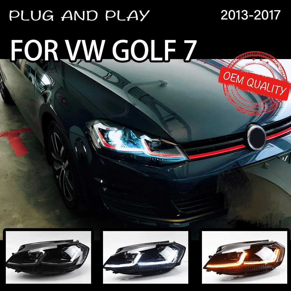 VW GOLF VII 7 5G0 LIFT GTI 17-20 LED DRL HALOGEN PRAWY PRZÓD 5G0941700D  5G0941700D za 700 zł z Łowyń -  - (14515581321)