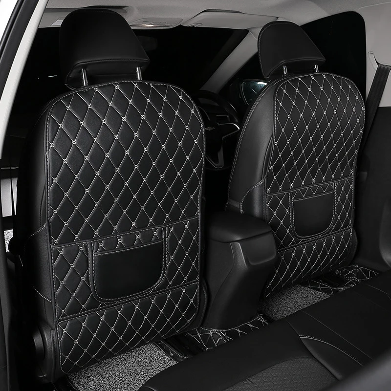 CarAntiChildKickPadPULeatherAutoSeatBackProtectorCoverBack